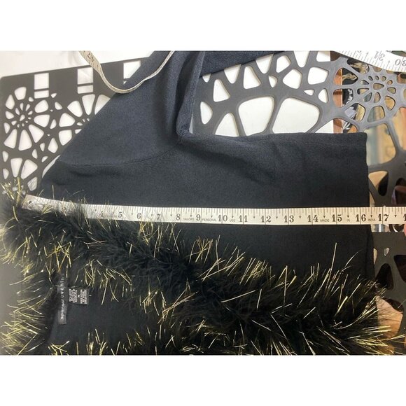 Spenser Women Cropped Sexy Cardigan Sweater Bolero Faux Grunge M Whimsigoth Y2K - Picture 7 of 9